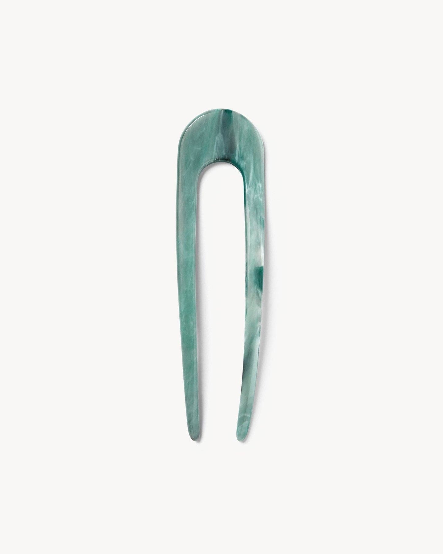 French Hair Pin — Jadeite