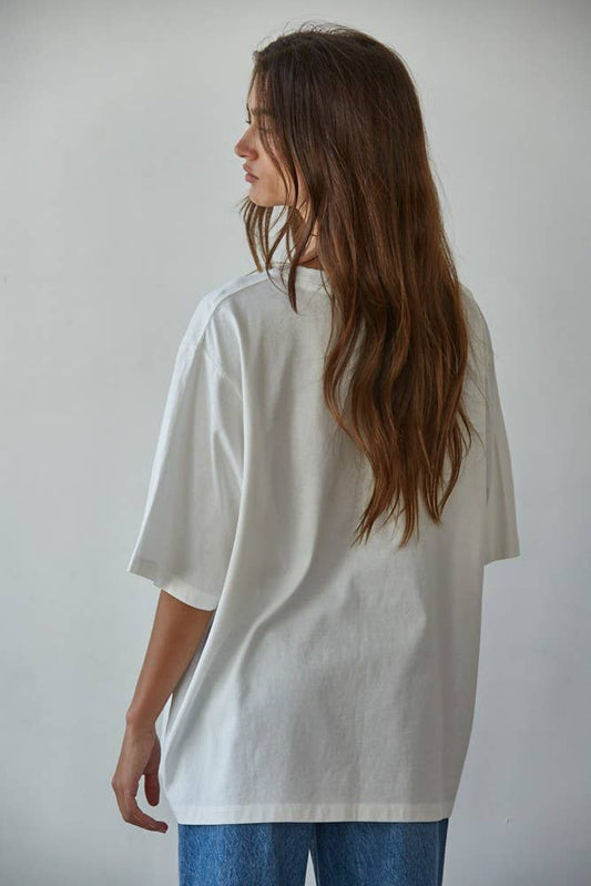By Together Drop Shoulder Oversized Tee
