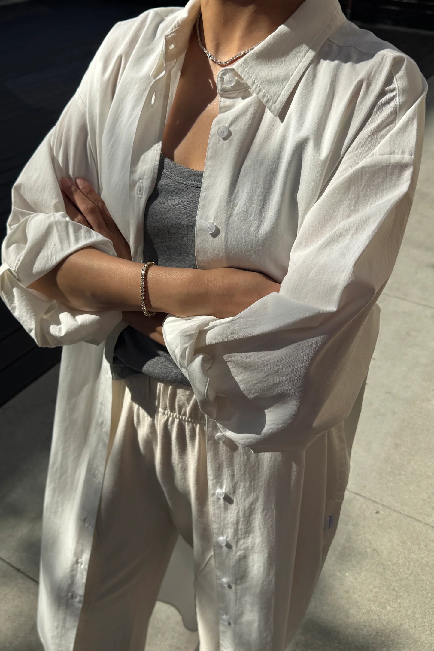 Artist Long Shirt — White