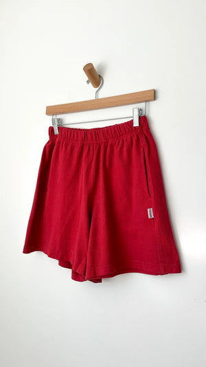 Le Bon Shoppe Flared Basketball Shorts - Crayon Red