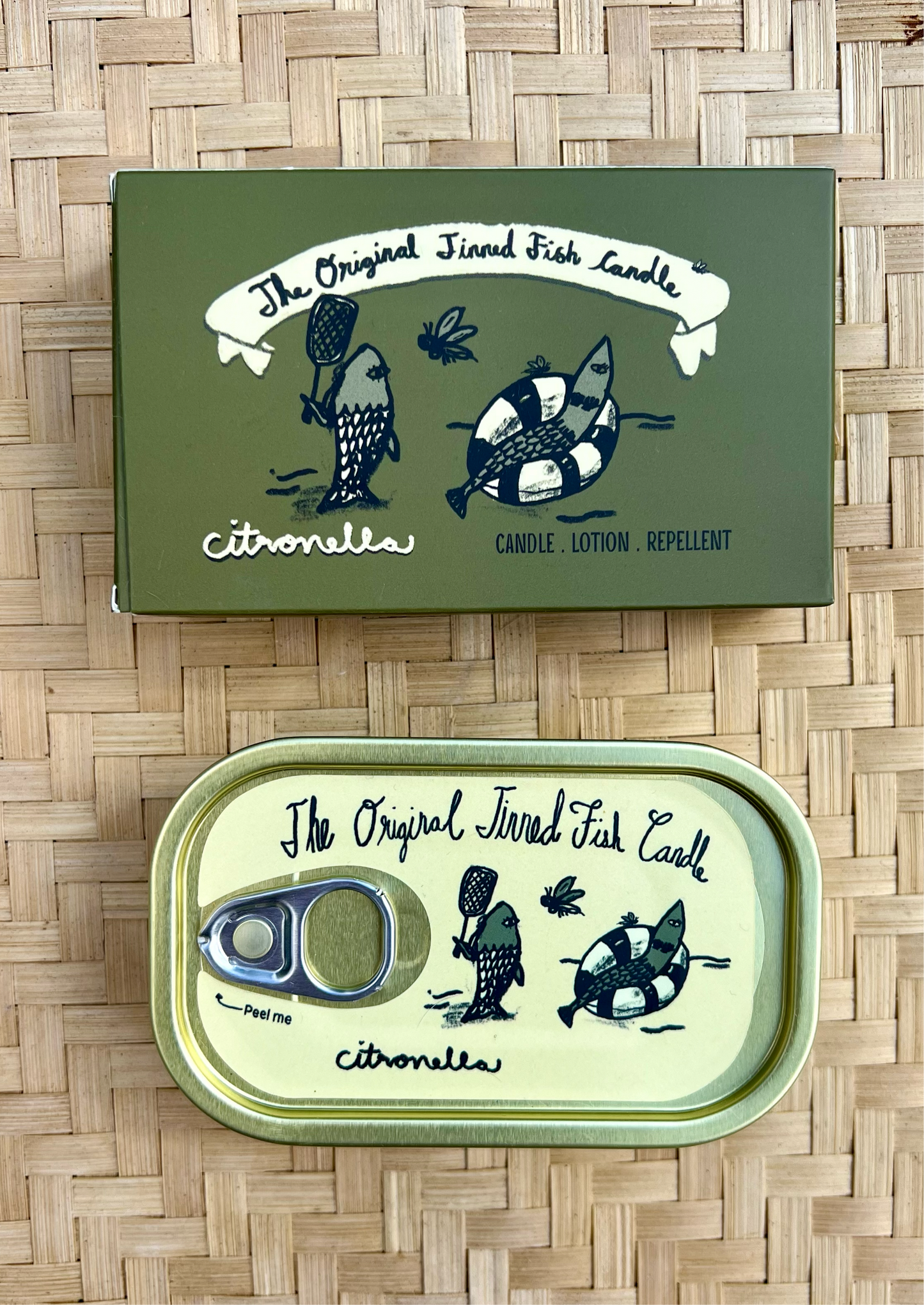 The Original Tinned Fish Candle - Citronella