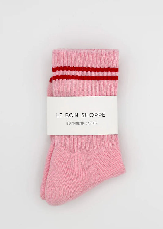 Boyfriend Sock - Amour Pink