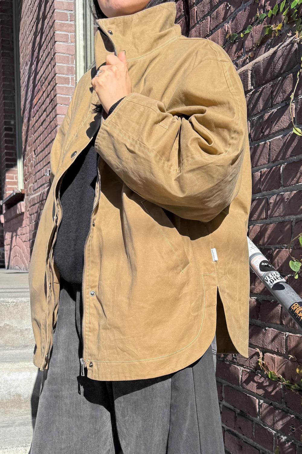Blair Waxed Cotton Jacket — Khaki
