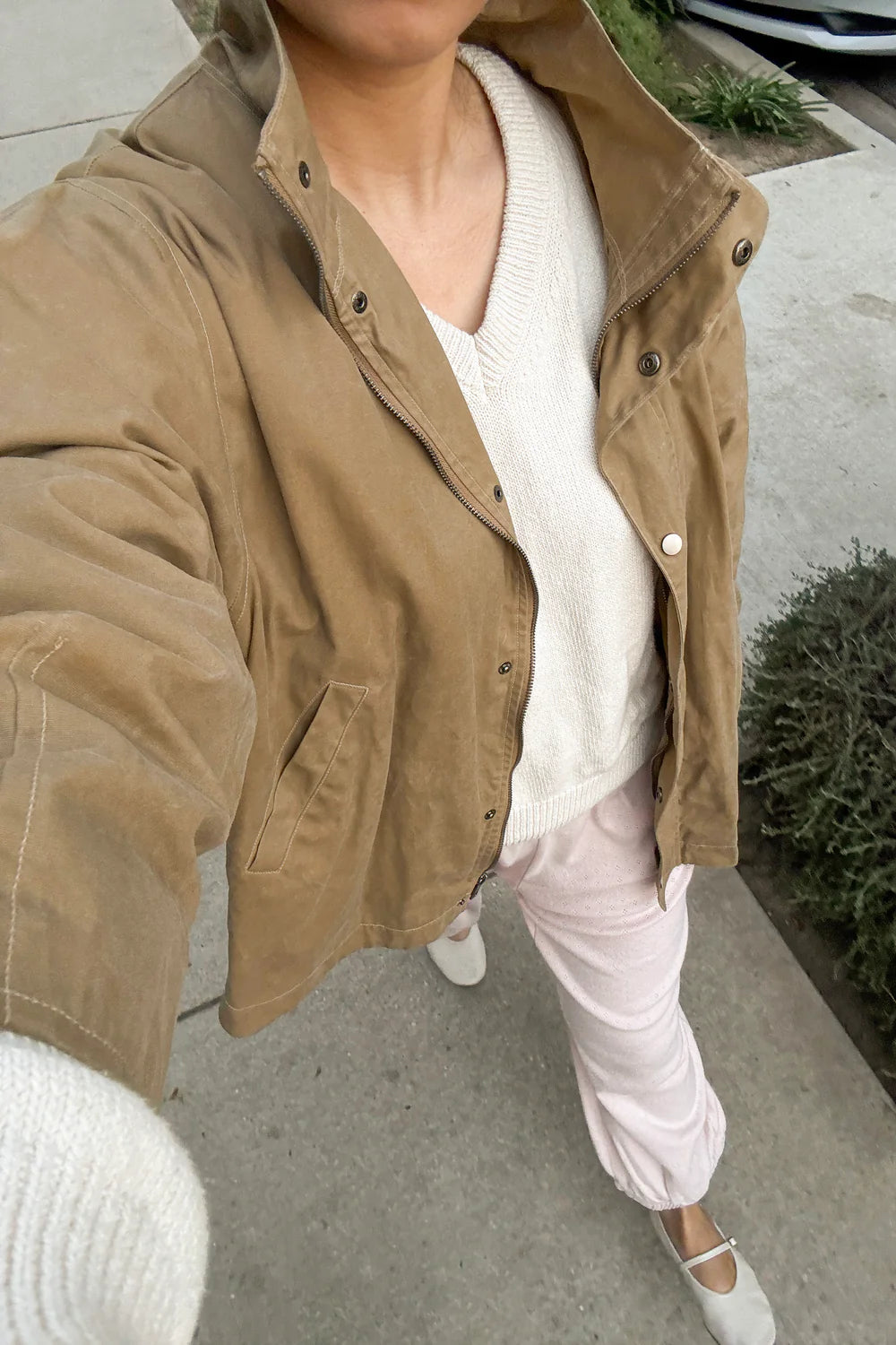 Blair Waxed Cotton Jacket — Khaki