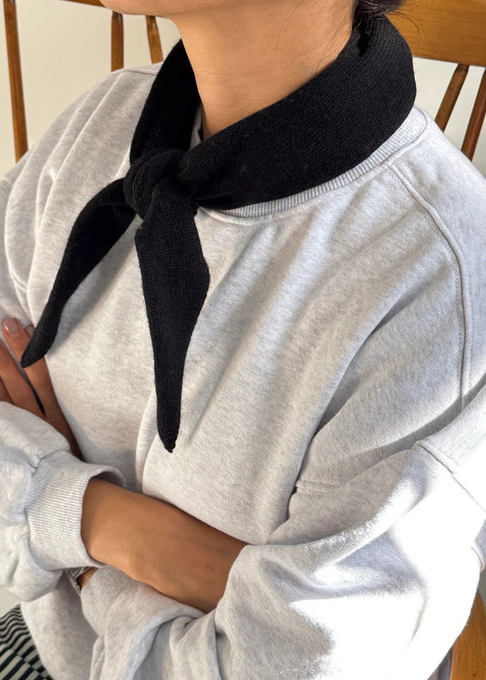 Cashmere Bandana — Black