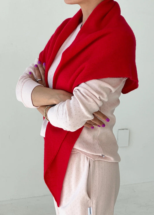 Cashmere Shawl - Red