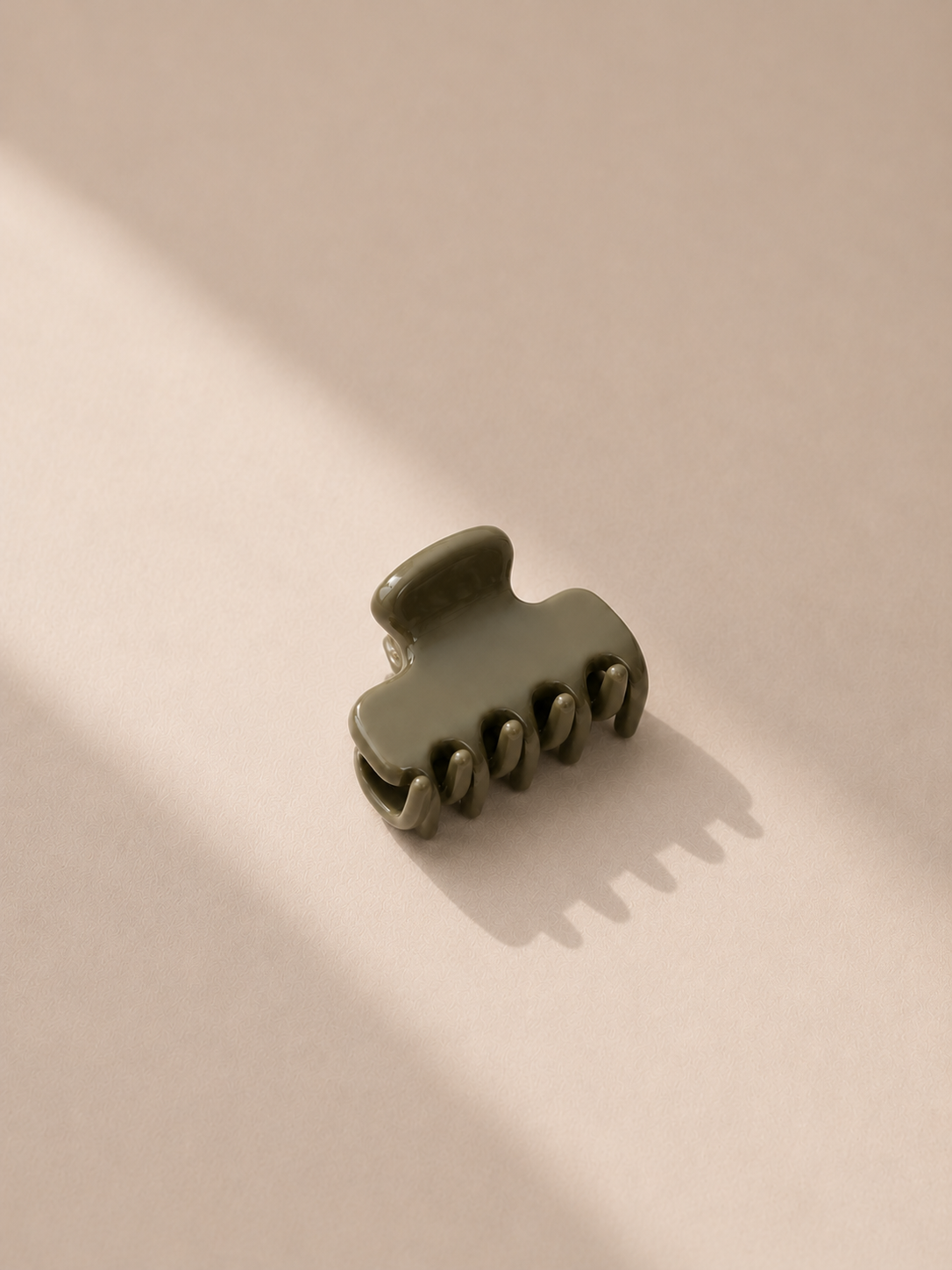 Mini Sloane Claw — Khaki