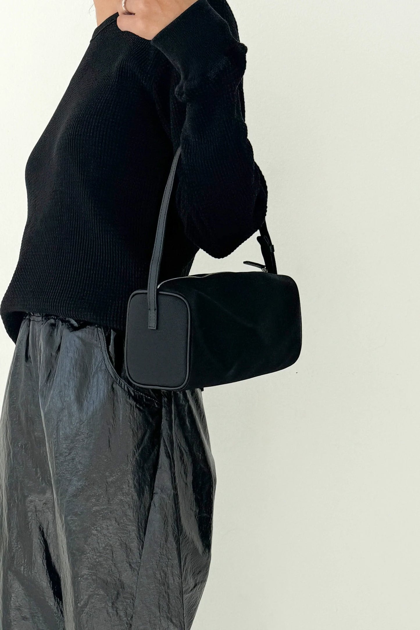City Mini Bag — Black Nylon