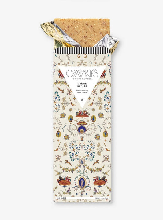 Compartes Creme Brûlée Gourmet Chocolate Bar