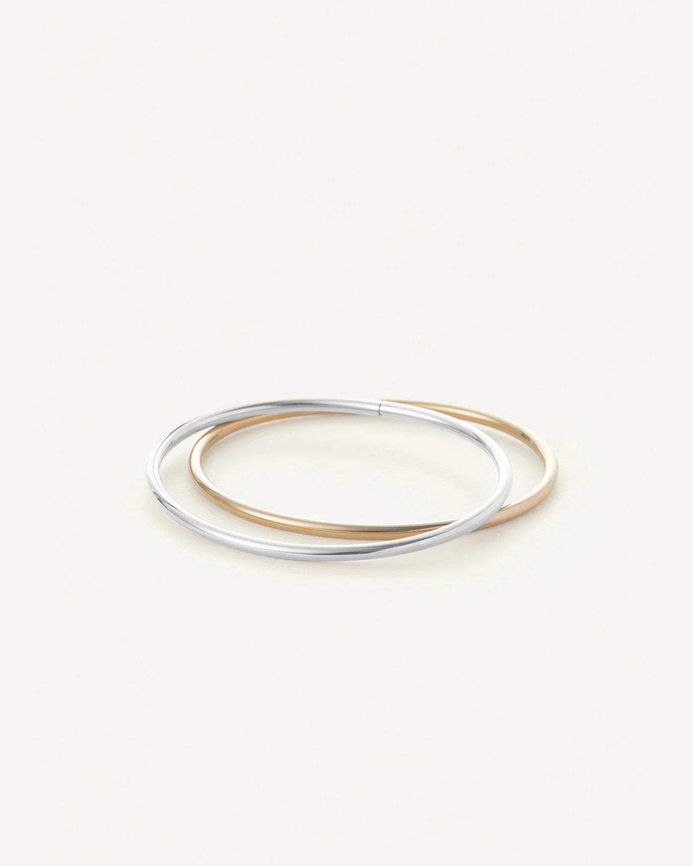 Dane Bangle Set - Two Tone