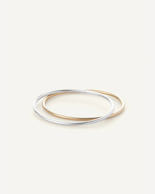 Dane Bangle Set - Two Tone