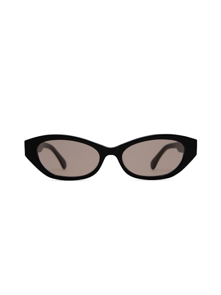Dani Sunglasses — Gloss Black / Brown Lens