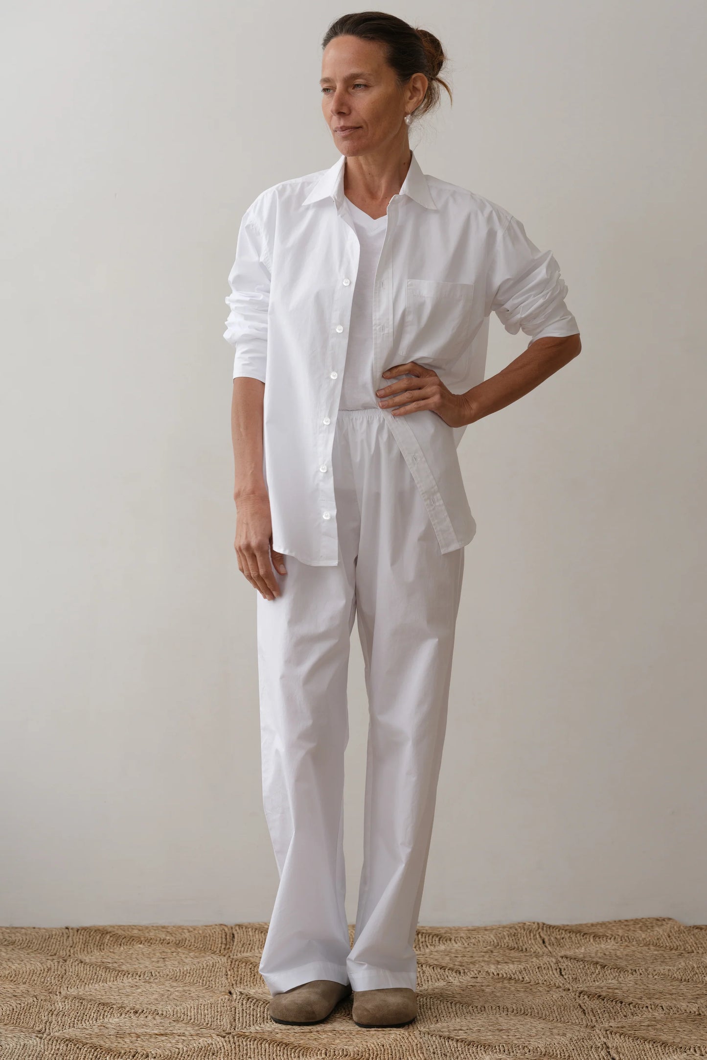 The Pop Button Down — Powder