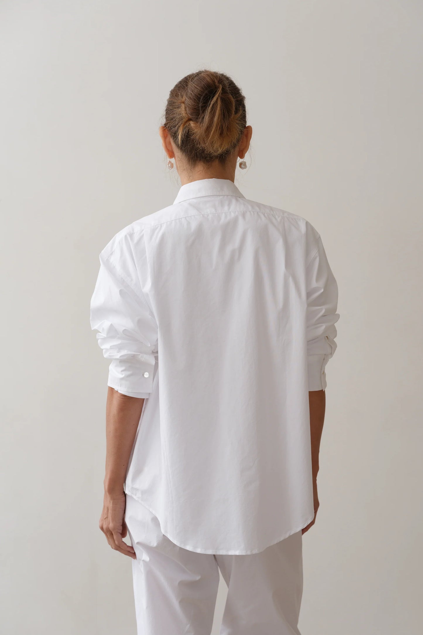 The Pop Button Down — Powder
