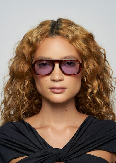 Jane Mini Sunglasses - Red Tortoise