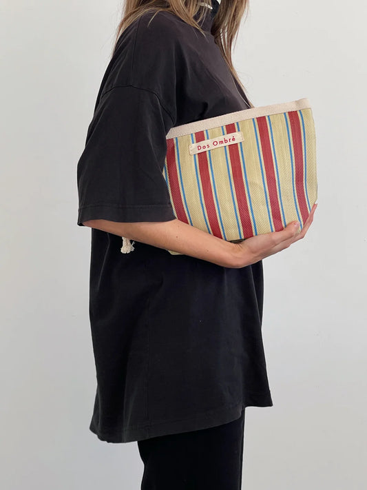 Bengali Clutch — Picnic Stripe