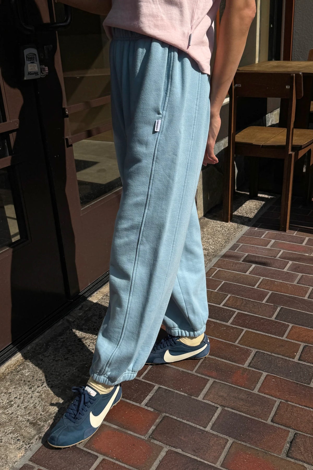 French Terry Balloon Pant — Dream Blue