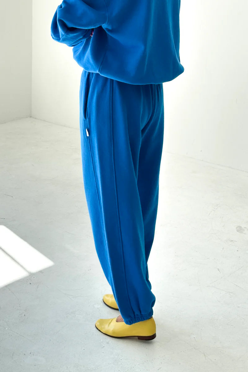 French Terry Balloon Pant — Lagoon