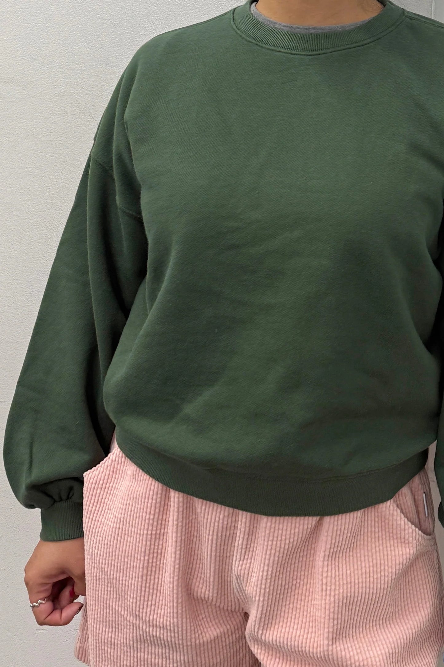 French Terry Core Sweatshirt — Cedar Green