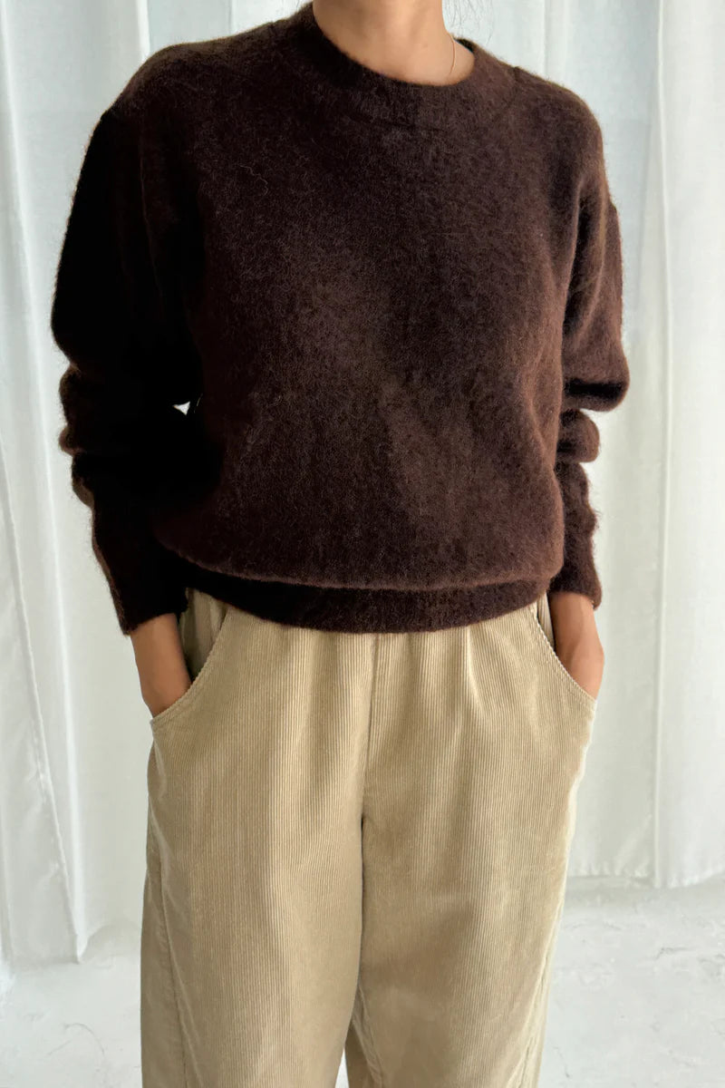 Finn Mohair Sweater — Cocoa Bean