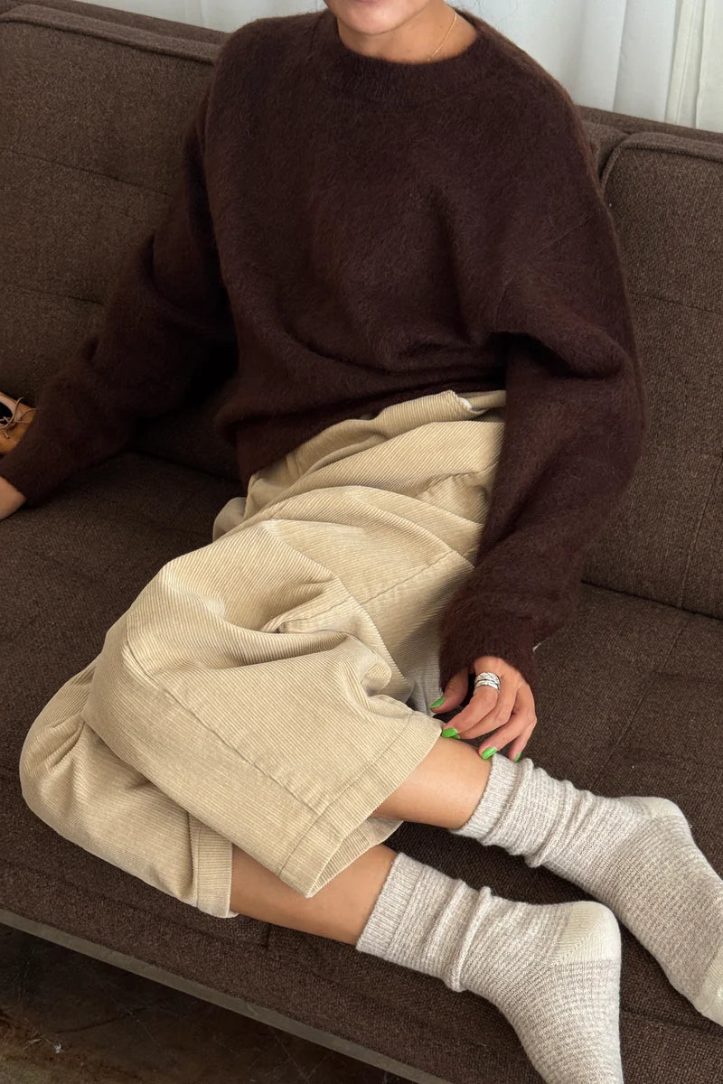 Finn Mohair Sweater — Cocoa Bean