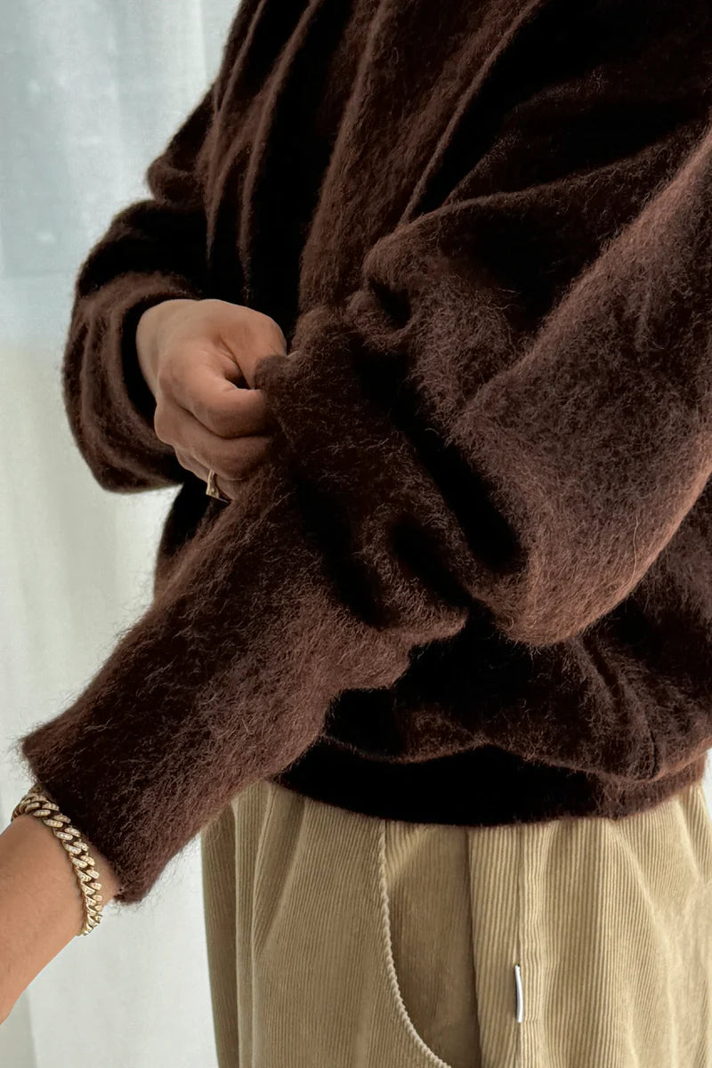Finn Mohair Sweater — Cocoa Bean