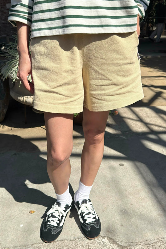 Flared Basketball Shorts — Butter