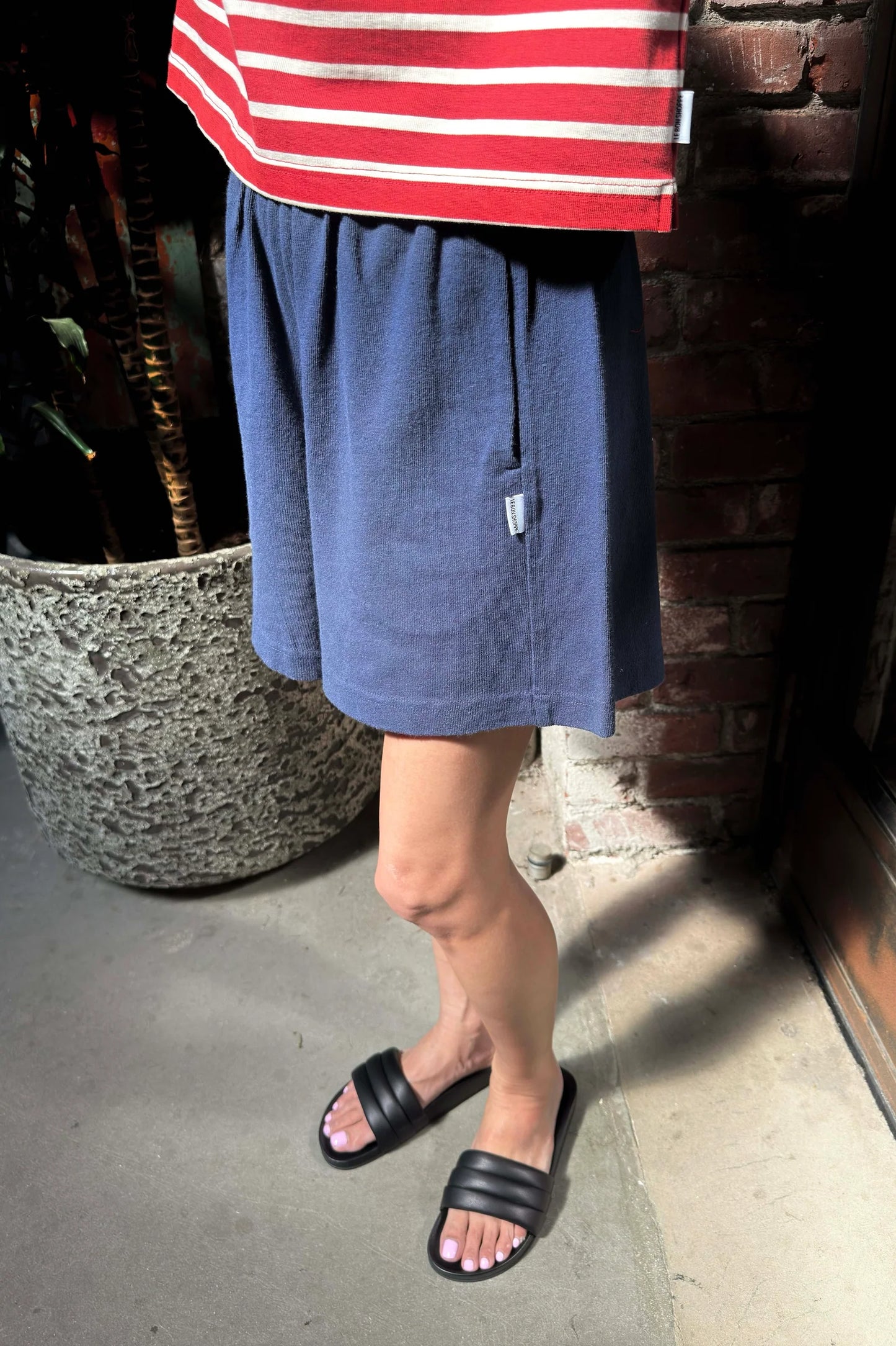 Flared Basketball Shorts — Midnight