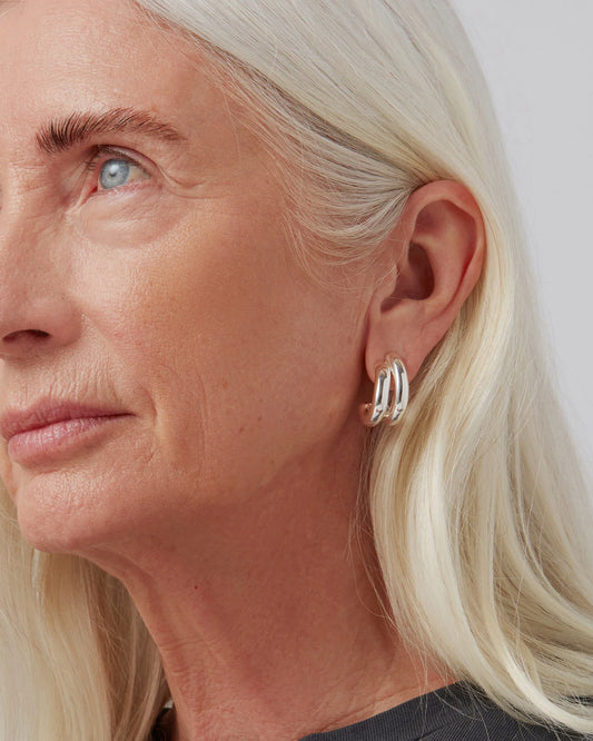 Florence Earrings — Silver