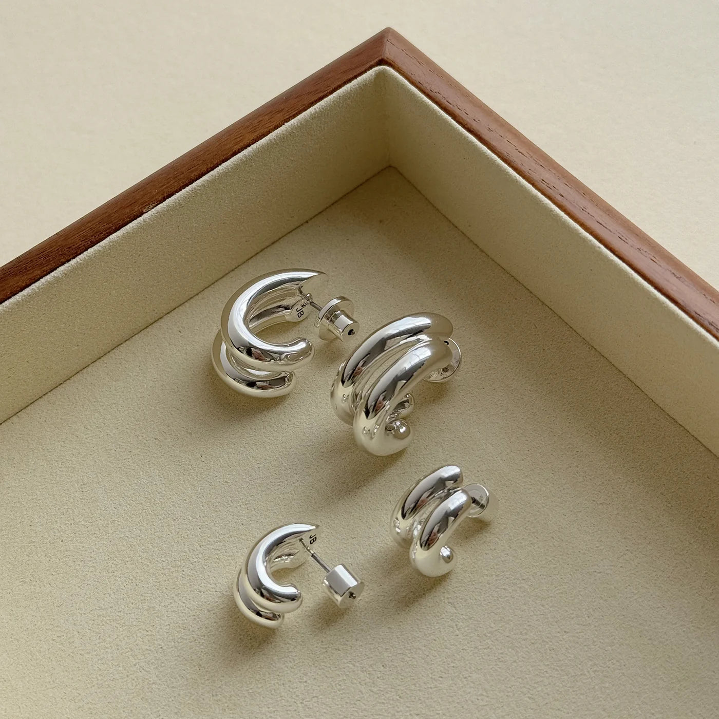 Florence Earrings — Silver
