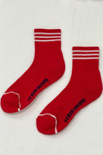 Le Bon Shoppe Girlfriend Sock - Scarlet