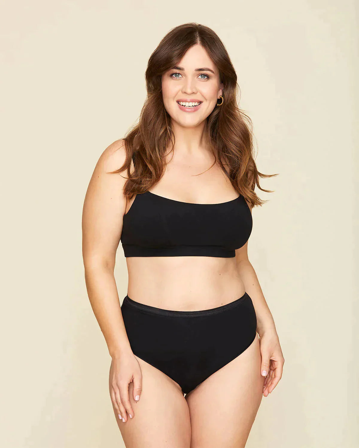 Subset Organic Cotton High Rise Brief - Meridian