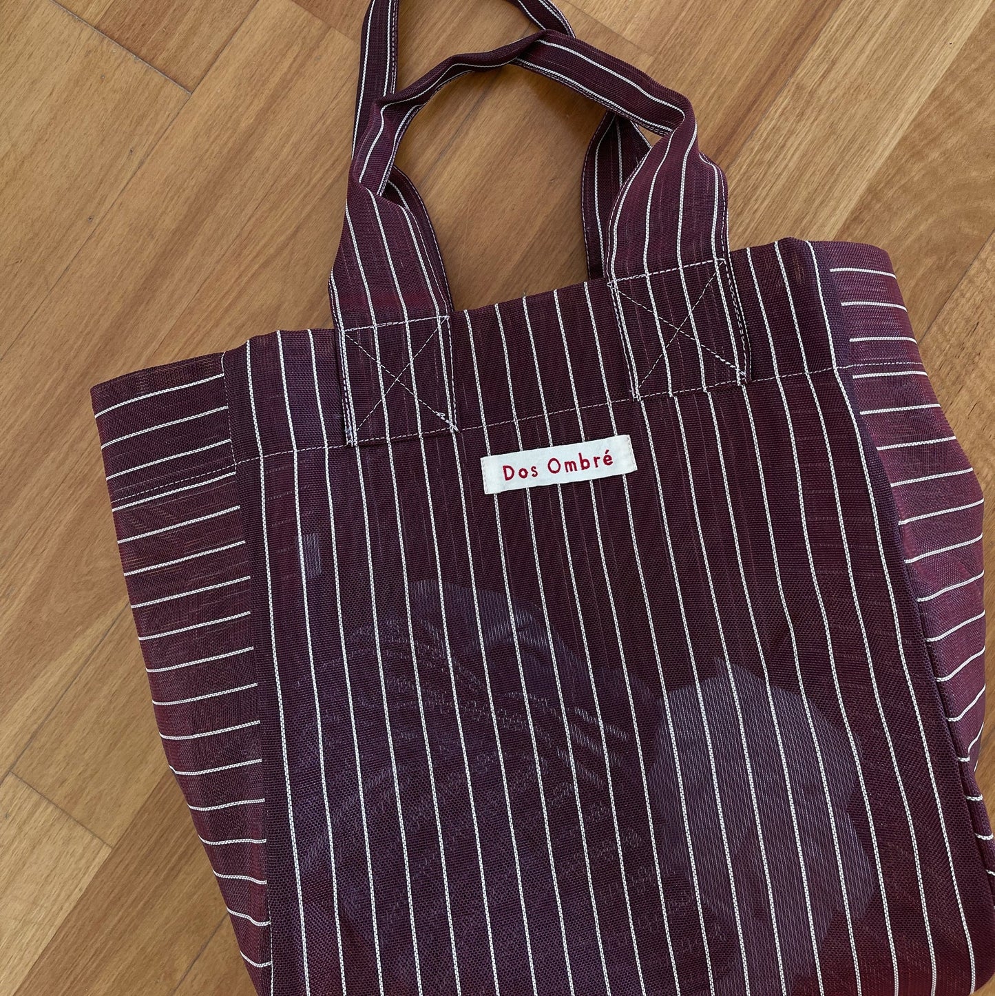 Big Bengali Bag — Merlot Stripe