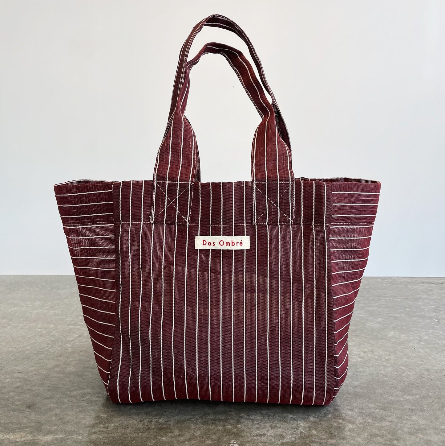 Big Bengali Bag — Merlot Stripe