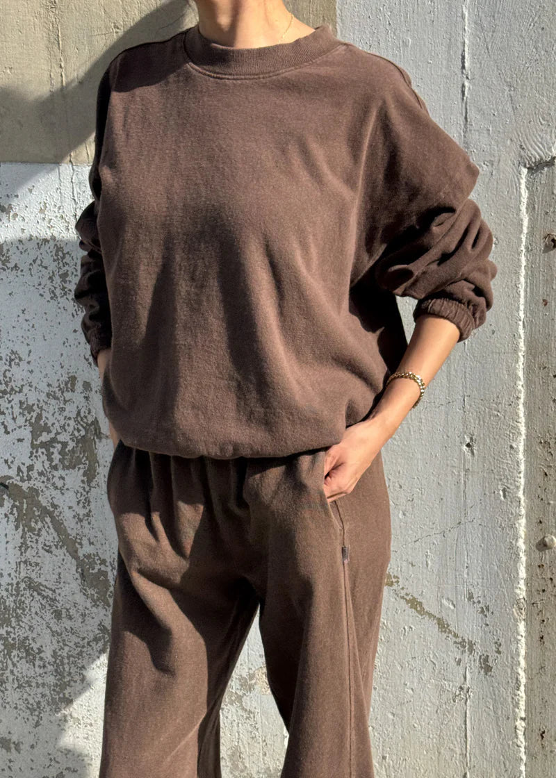Daisy Long Sleeve - Chocolate