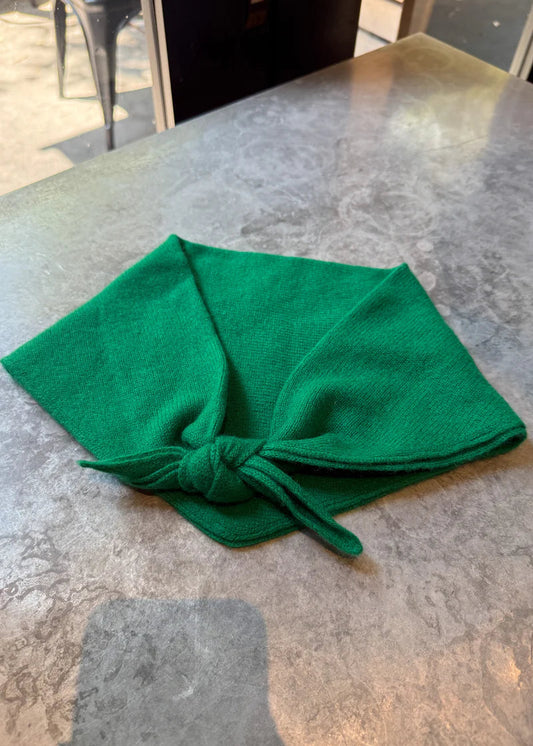 Cashmere Bandana - Kelly Green