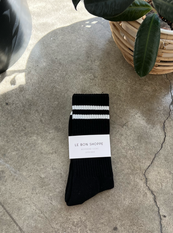 Le Bon Shoppe Boyfriend Sock - Noir