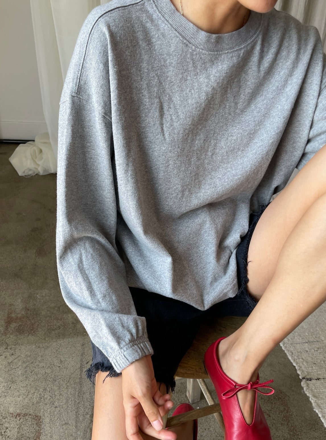 Naturelle Tee - Heather Grey