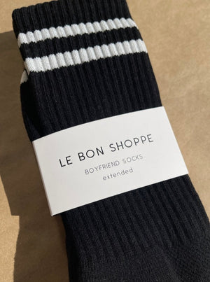 Le Bon Shoppe Boyfriend Sock - Noir