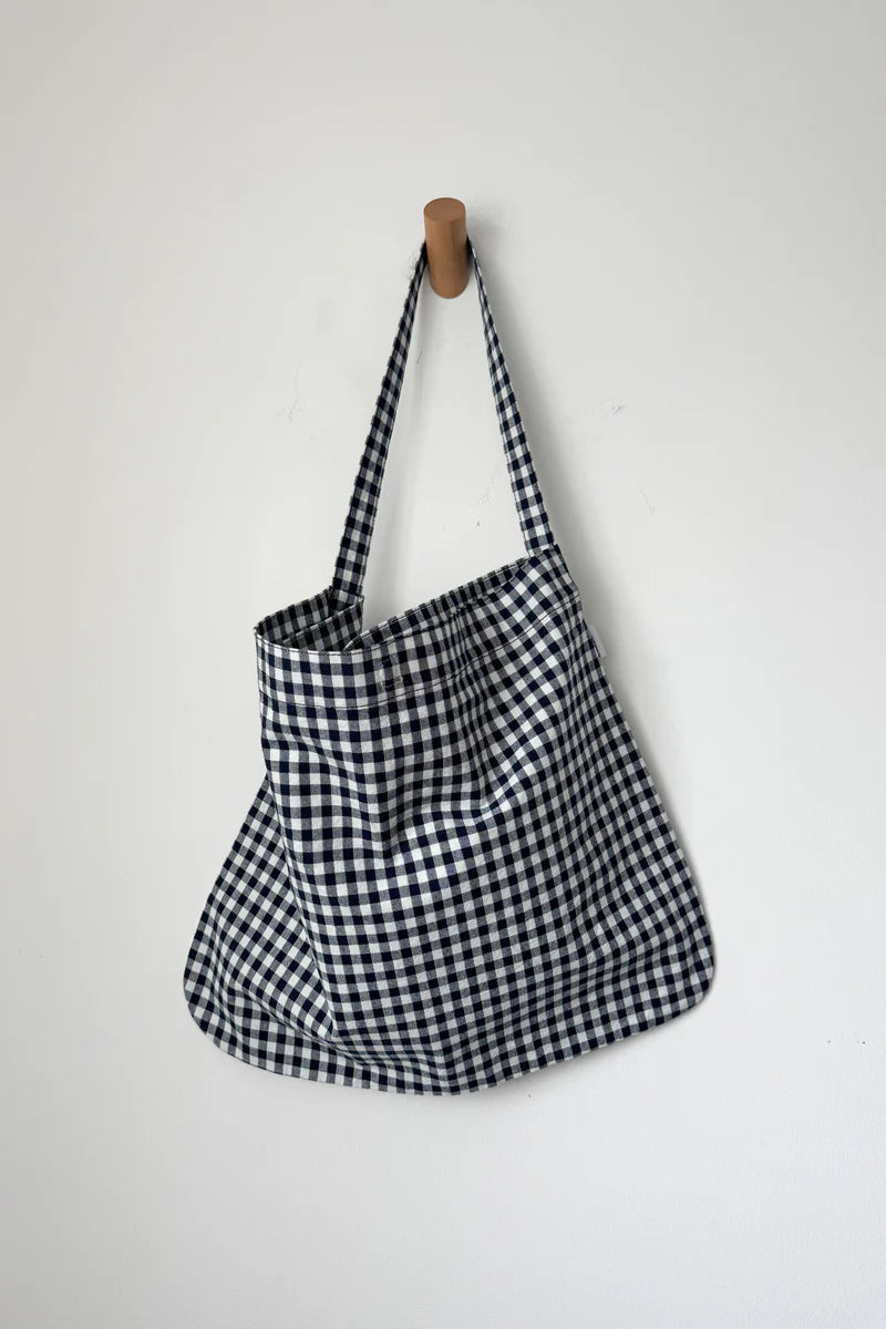 Happy Carry Bag - Navy Gigham