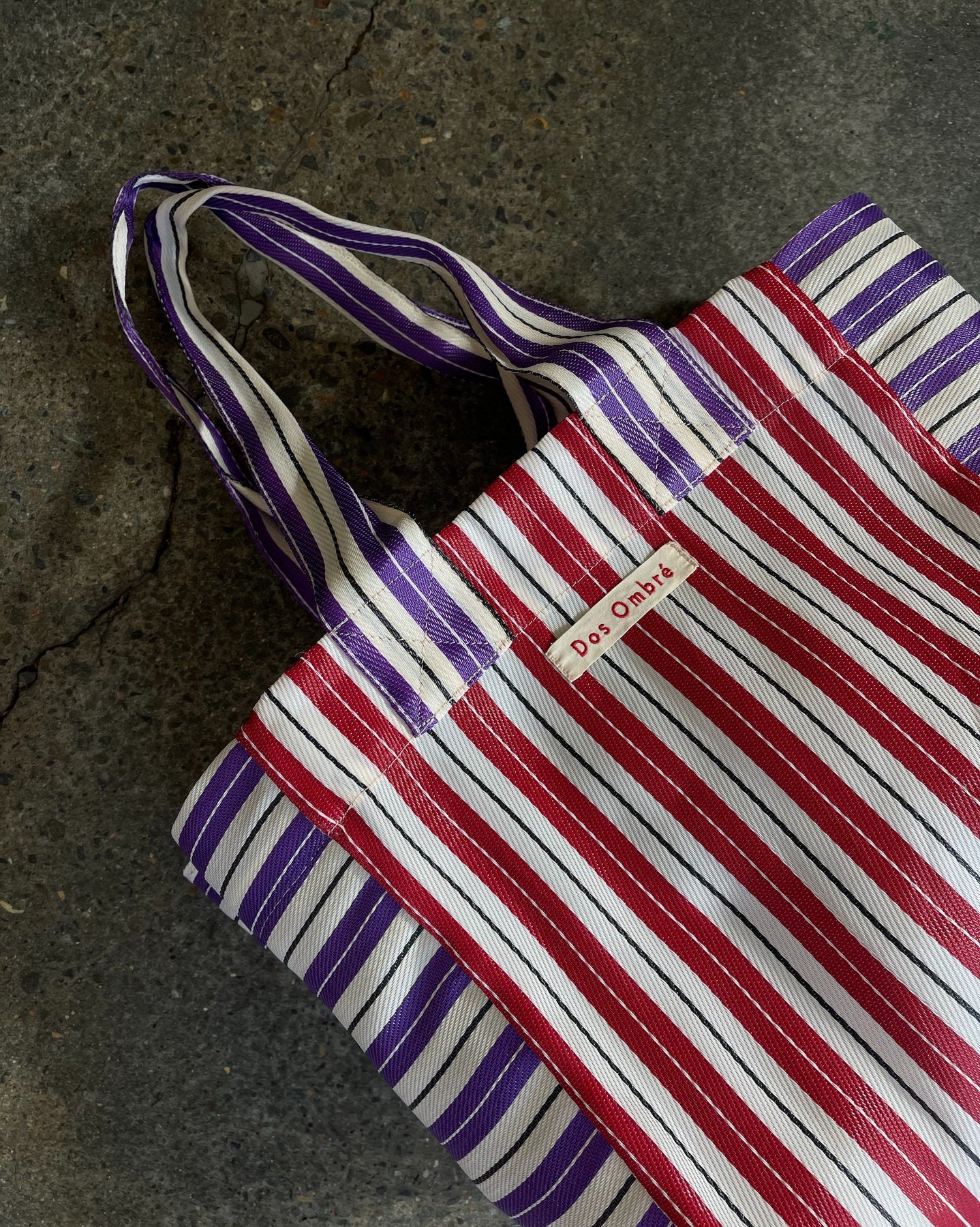 BIG Bengali Bag — Berry Stripe