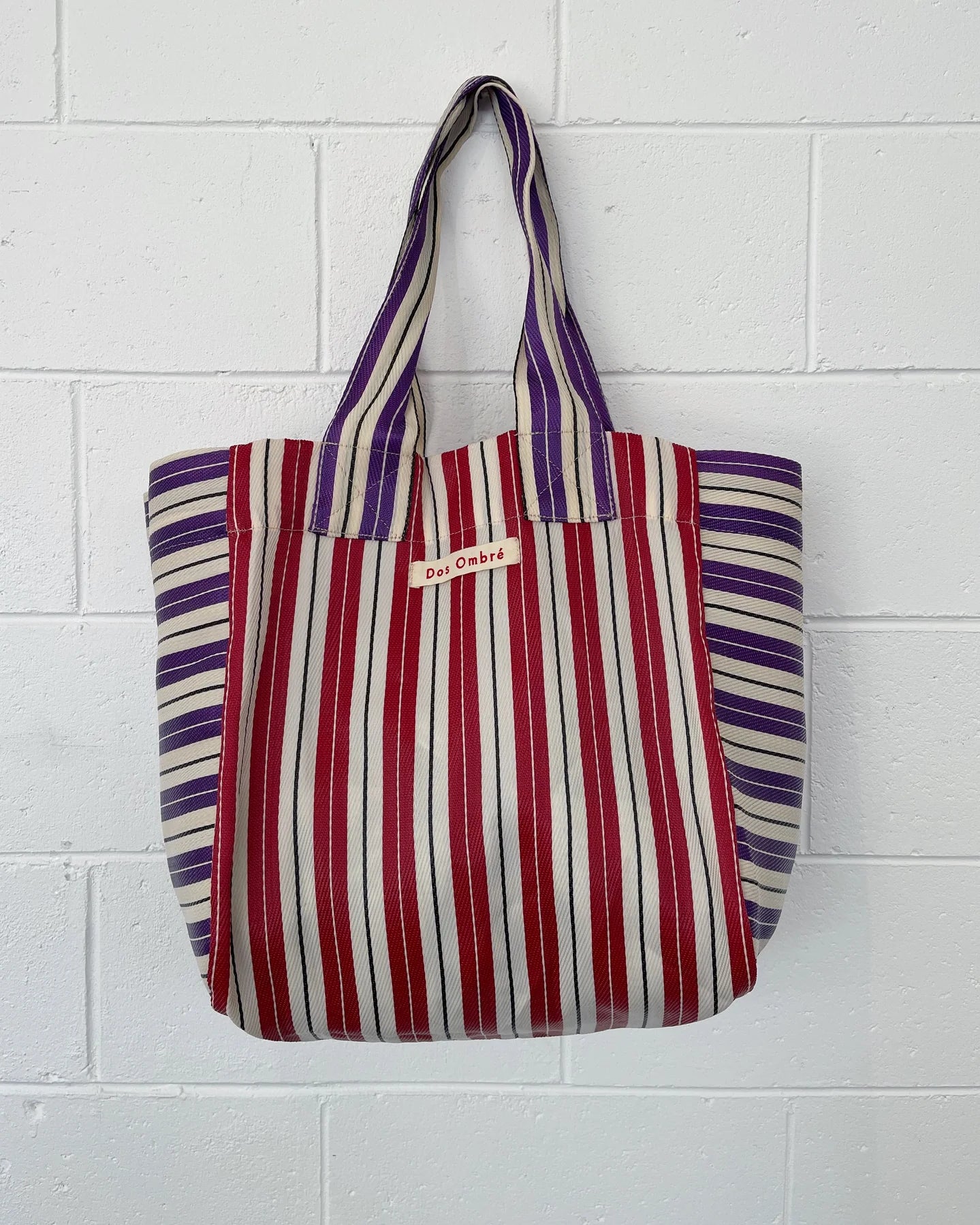 BIG Bengali Bag — Berry Stripe