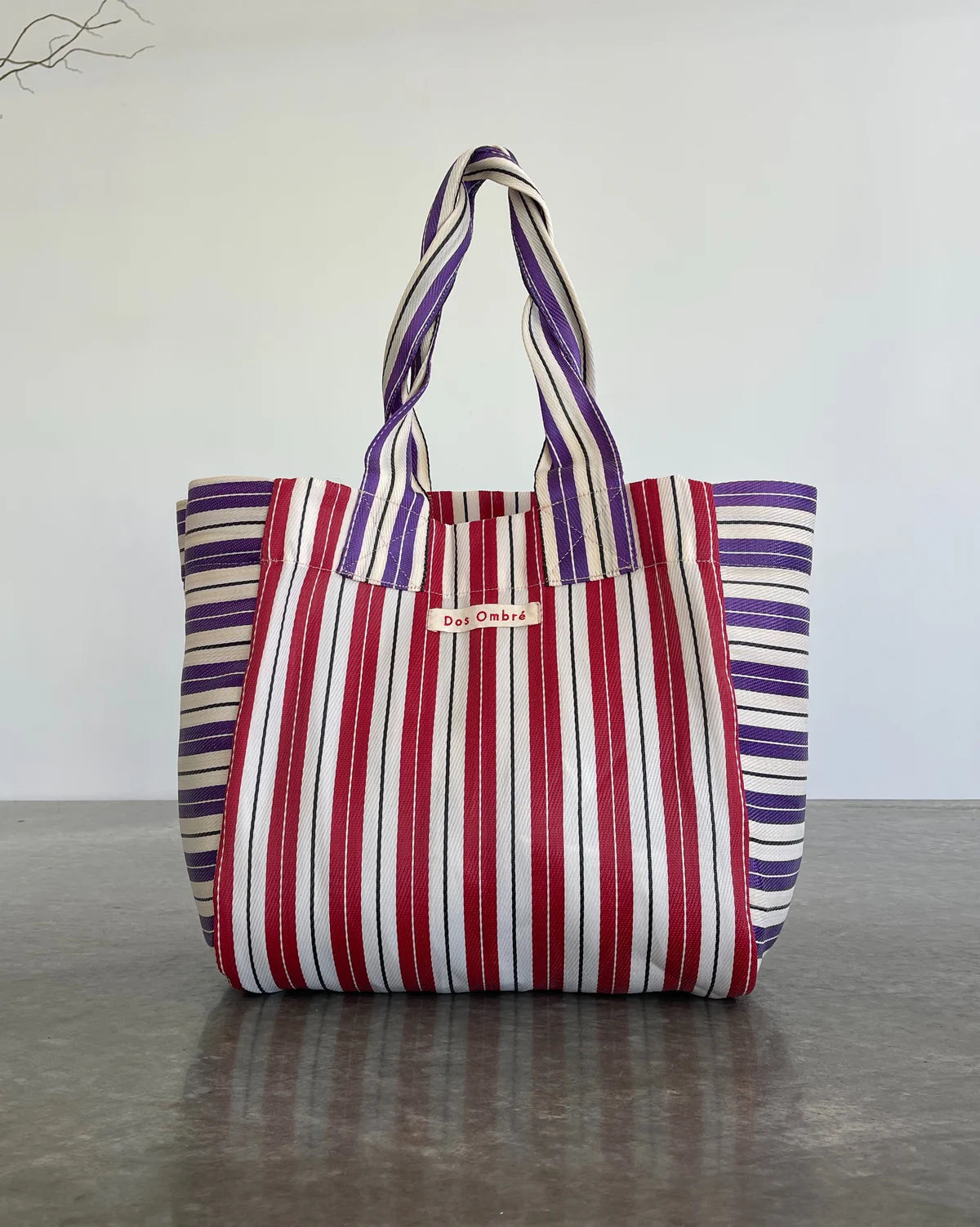 BIG Bengali Bag — Berry Stripe