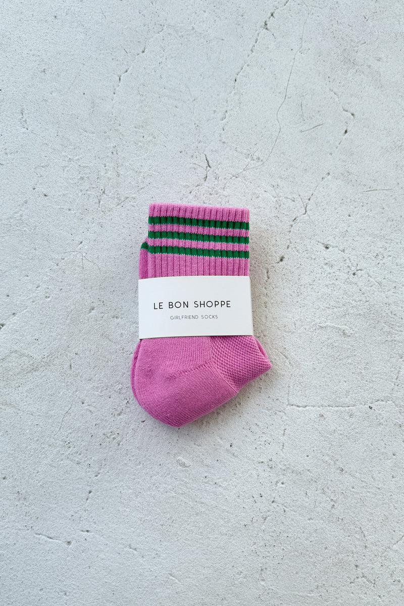 Le Bon Shoppe Girlfriend Sock - Rose Pink