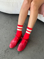 Le Bon Shoppe Her Varsity Socks - Desire