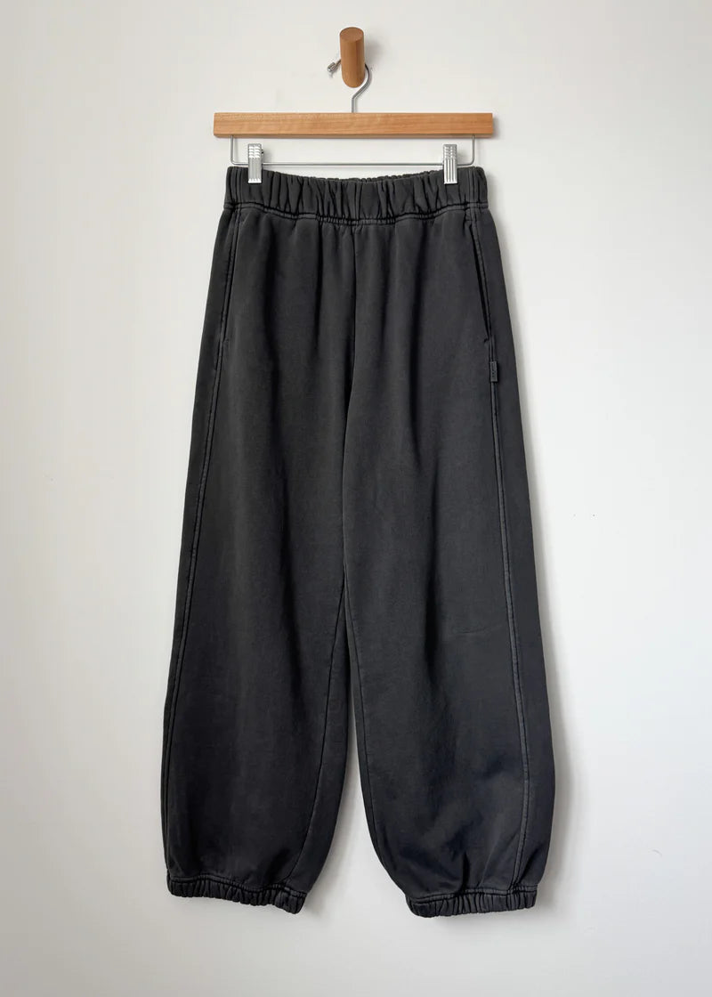 Le Bon Shoppe French Terry Balloon Pant - Coal