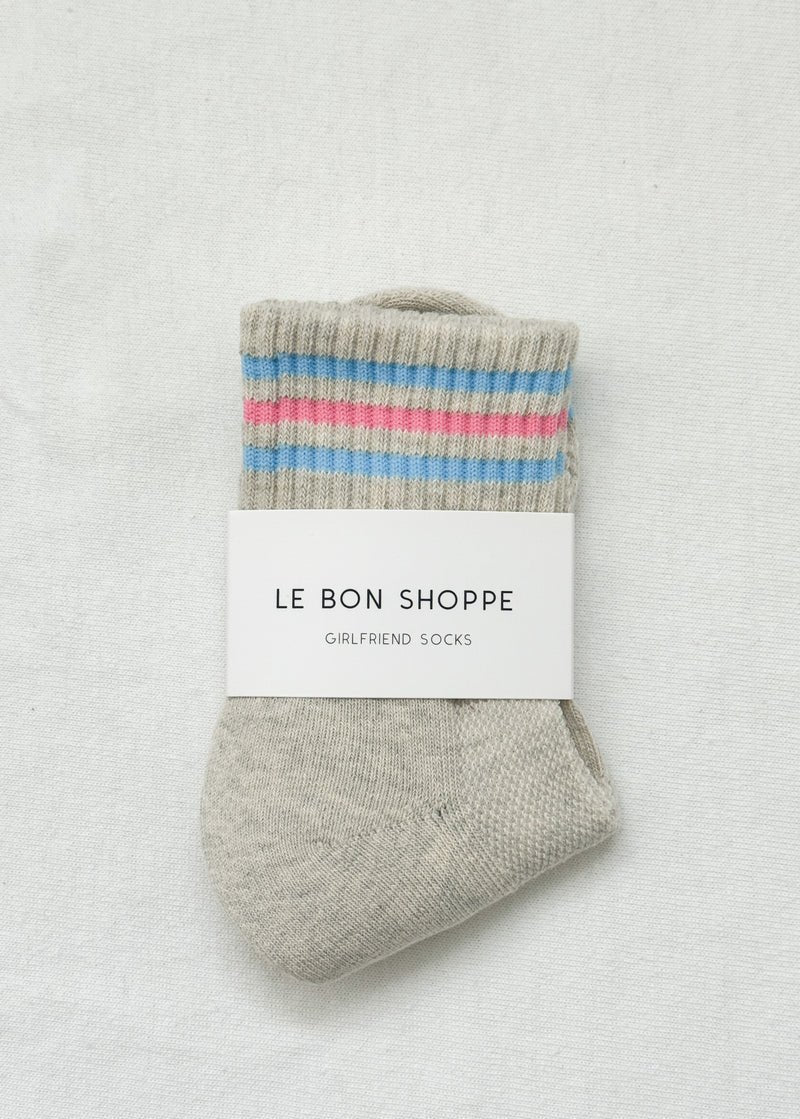 Le Bon Shoppe Girlfriend Sock - Bright Grey