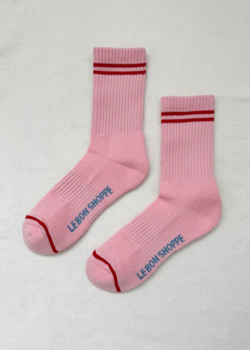 Boyfriend Sock - Amour Pink