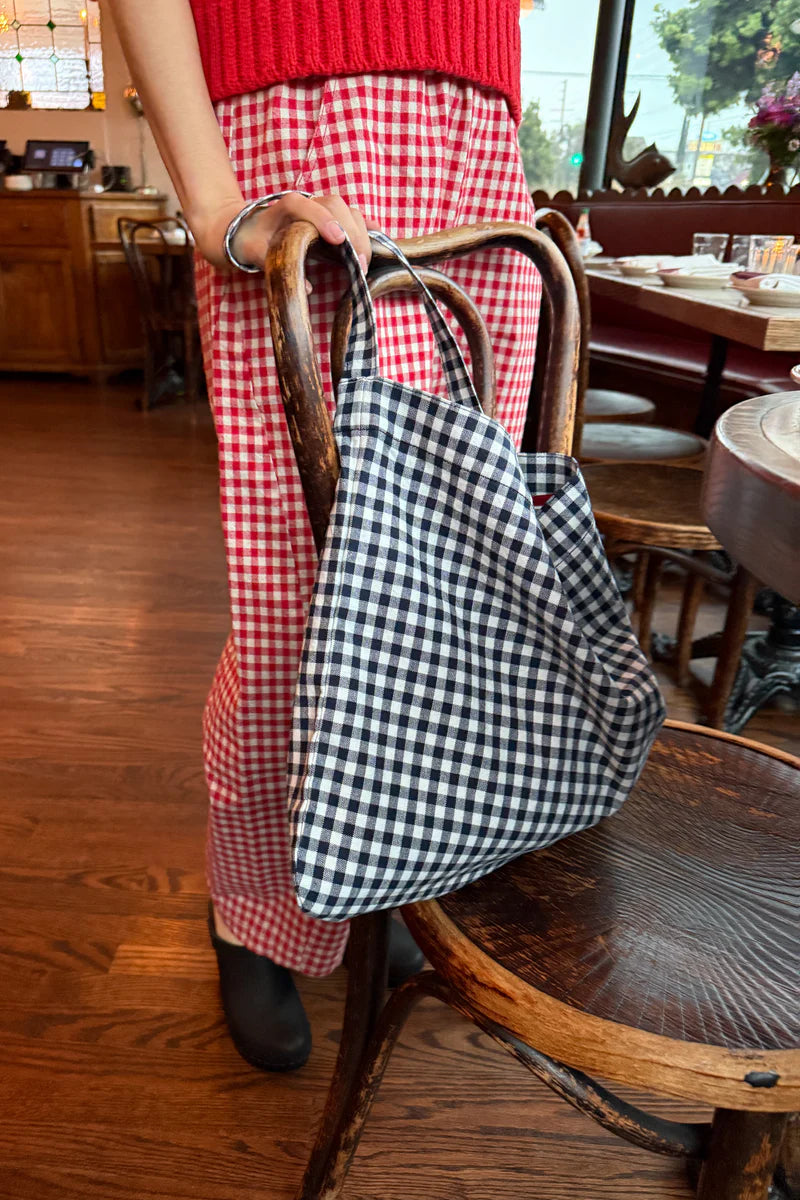 Happy Carry Bag - Navy Gigham