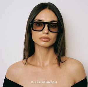 Jane Mini Sunglasses — Gloss Black